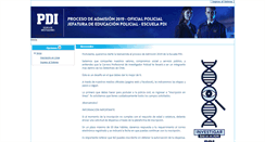 Desktop Screenshot of postulacion.escuelapdi.cl